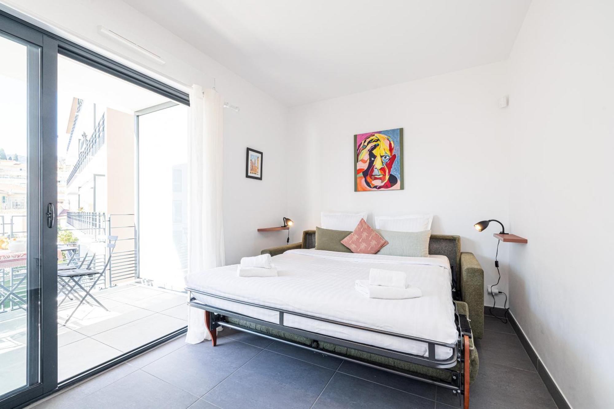 Queen Riviera : Climatisation, Parking, Terrasse Menton Ngoại thất bức ảnh